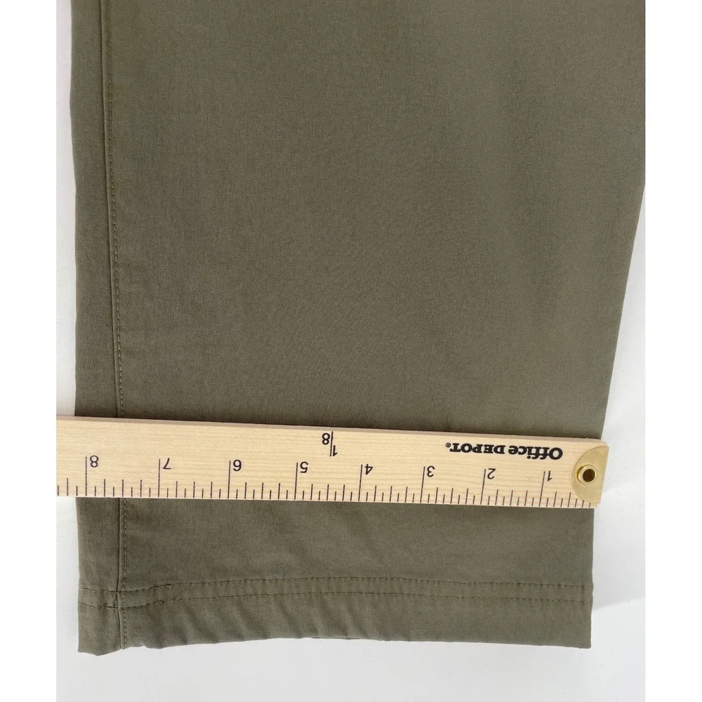 Orvis Tech Pants Mens 36X30 *36x28* Green Outdoor Hiking Water Repellent Stretch